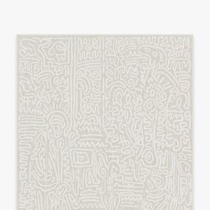 Keith Haring Freestyle Ruggable Rug Cover 5x7